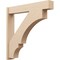 Ekena Millwork 8-in W x 48-in D x 48-in H Balboa Block Rough Cedar Woodgrain TimberThane Outlooker, Primed Tan OUTUR080X48X48BOA44RCPR - alternate 1